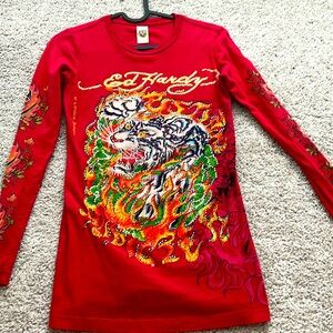 T-Shirt Ed Hardy collectors item - the year of the Tiger -